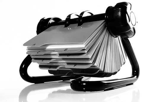 Business rolodex