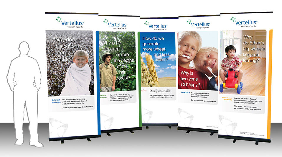 Pull-up tradeshow banners