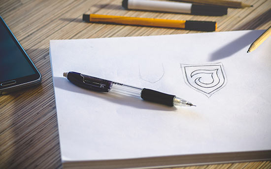 Designing a logo as part of a rebrand