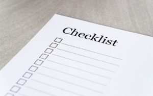 Project management checklist