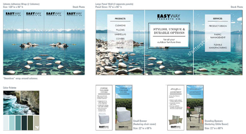 easyway-2016-booth-thumbnails Thumbnail images of tradeshow booth components