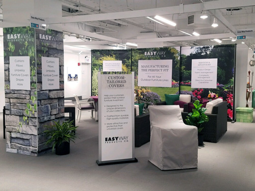 Photo of Easy Way's 2017 tradeshow booth