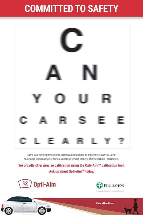 Auto Glass Camera Calibration Poster