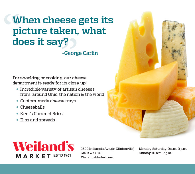 Cheese ad for local grocery store