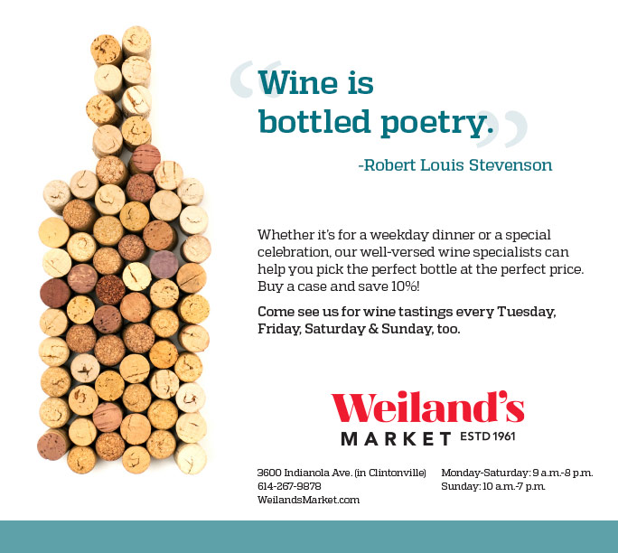 Wine ad for local grocery store